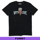 T-shirt unisex “With Love” in cotone biologico
