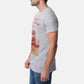T-shirt uomo grigia Malibu California in cotone