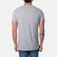 T-shirt uomo grigia Malibu California in cotone