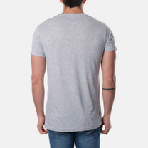 T-shirt uomo grigia Malibu California in cotone