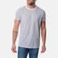 T-shirt uomo bianca con micro stampa a cuori