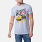 T-shirt uomo in cotone con stampa auto vintage