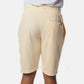 Bermuda uomo in pile piqué con coulisse (Sabbia e Antracite)