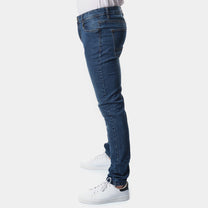 Jeans Uomo Blu Scuro Regular Fit a 5 Tasche