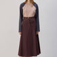 Felpa corta bicolor con manica raglan