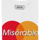 T-shirt Misérable in cotone bio con stampa logo
