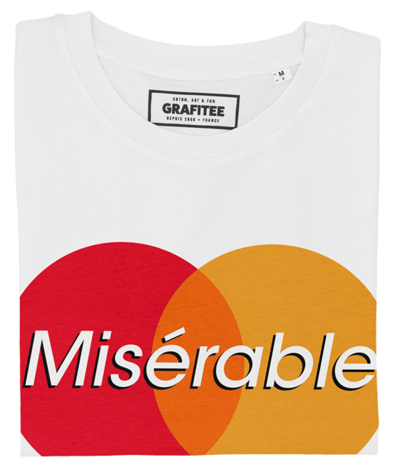 T-shirt Misérable in cotone bio con stampa logo