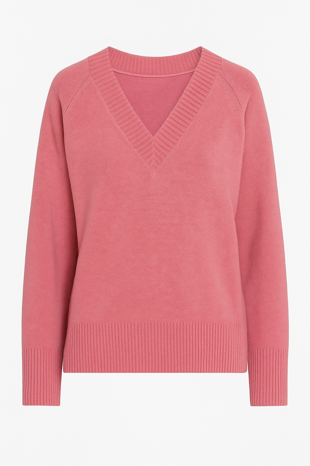 Maglione in lana con scollo a V