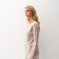 Maglione in maglia con paillettes