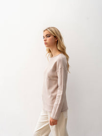 Maglione in maglia con paillettes