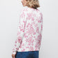 Cardigan in maglia con motivo floreale