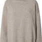 Maglione Vera in lana d’agnello GOTS grigio pietra
