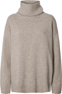 Maglione Vera in lana d’agnello GOTS grigio pietra