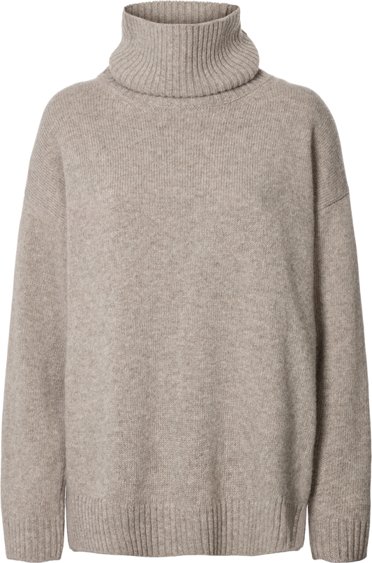 Maglione Vera in lana d’agnello GOTS grigio pietra