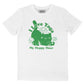 T-shirt unisex I Love Yoga in cotone biologico bianca