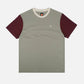 T-shirt Uomo Color Block Velo di Ferro con Ricamo Elefante
