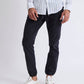 Pantaloni jogger con vita elastica e fondo con polsino