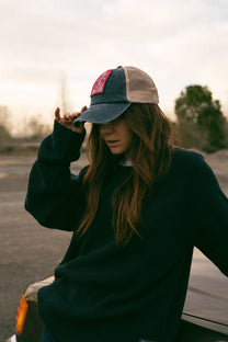 Cappellino trucker Ride & Roll in cotone biologico