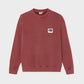 Felpa in cotone biologico bordeaux Winter Edition