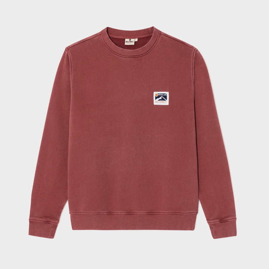 Felpa in cotone biologico bordeaux Winter Edition