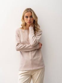 Maglione in maglia con paillettes