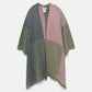 Mantella in maglia color block