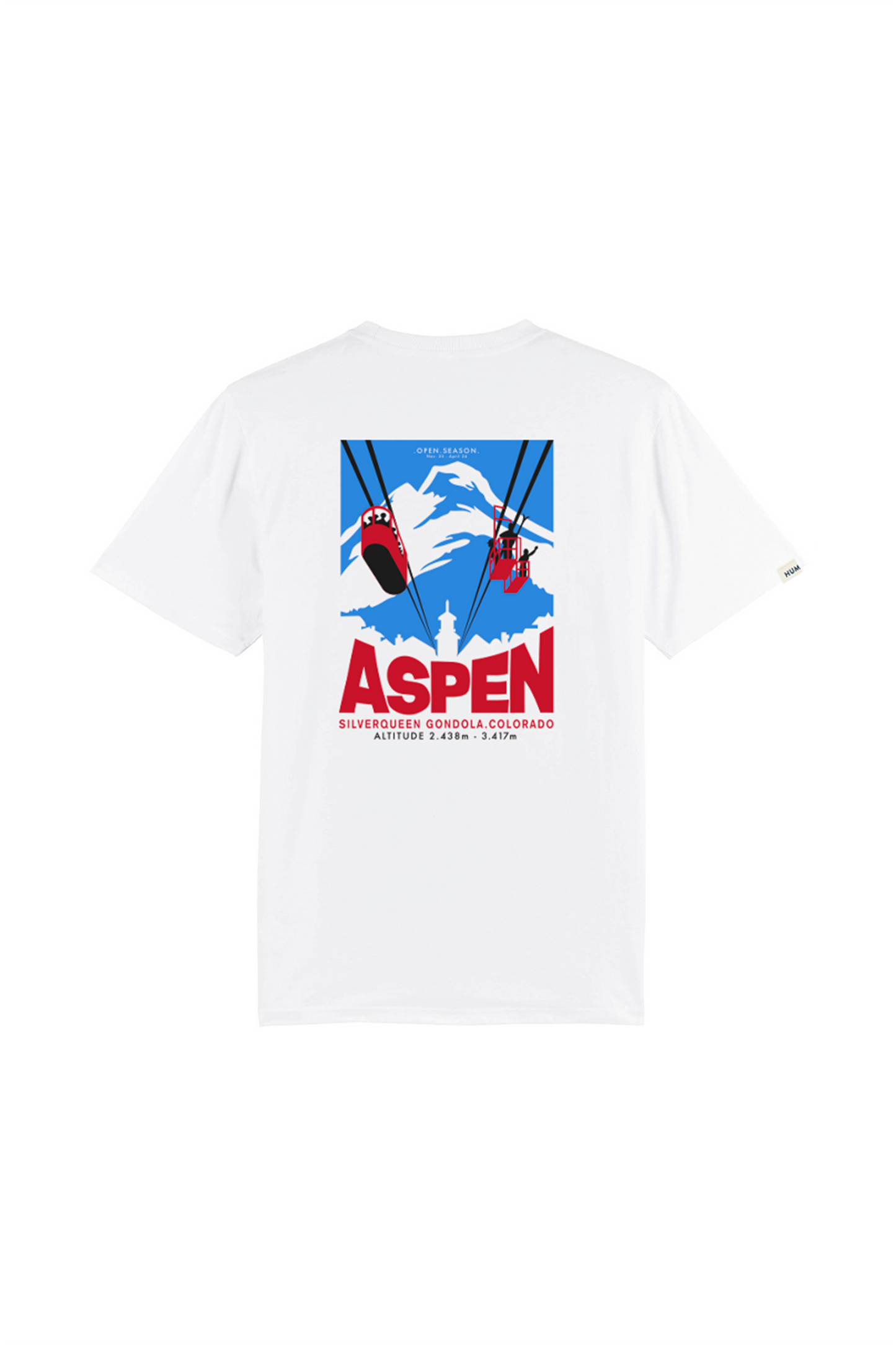 T-shirt Aspen in cotone biologico