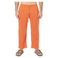 Pantaloni estivi lunghi in cotone arancioni