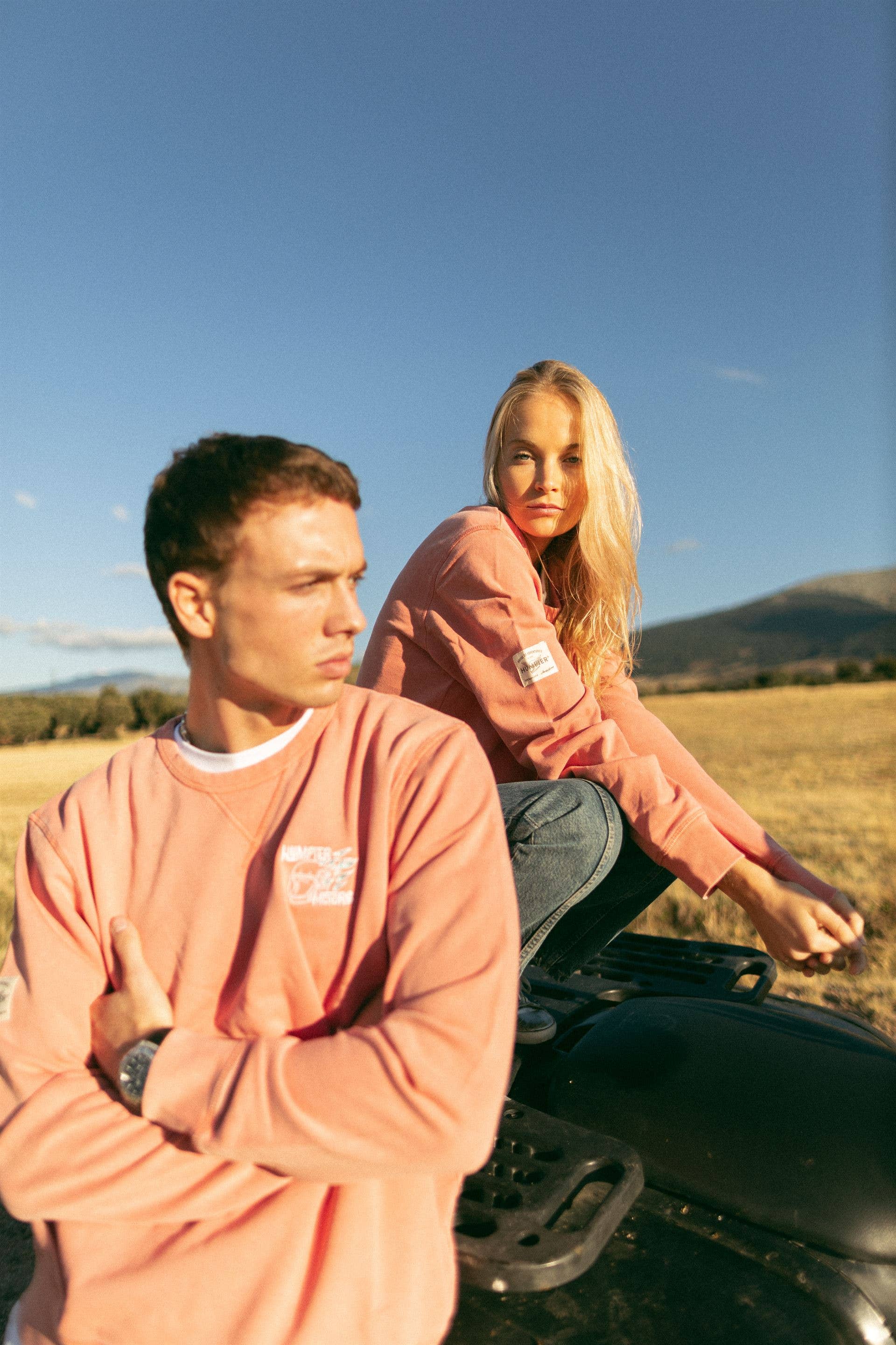 Felpa girocollo Humpier Motors in cotone biologico