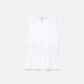 Top basic senza maniche con scollo a V