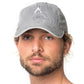 Cappellino baseball effetto lavato Fade Grey