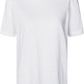 T-shirt Nynne in lino bianca