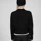 Maglione Nero Lazario a Collo Alto