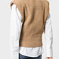Gilet in maglia Risca con scollo a V