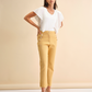 Pantaloni in twill con sette bottoni