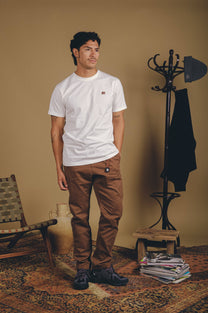T-shirt essenziale in cotone biologico color naturale