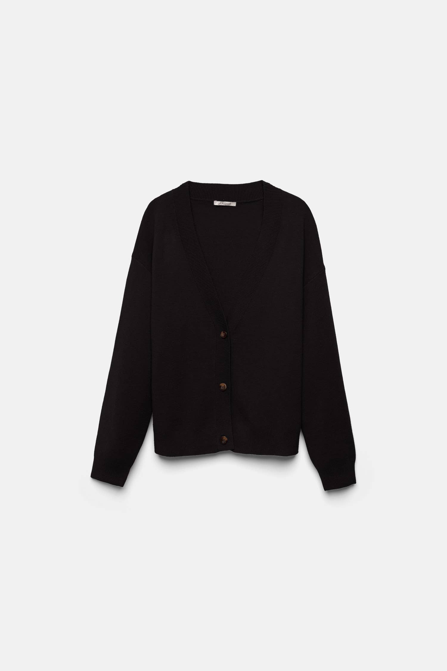 Cardigan in maglia con scollo a V