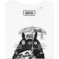 T-shirt Street Totoro con grafica tattoo