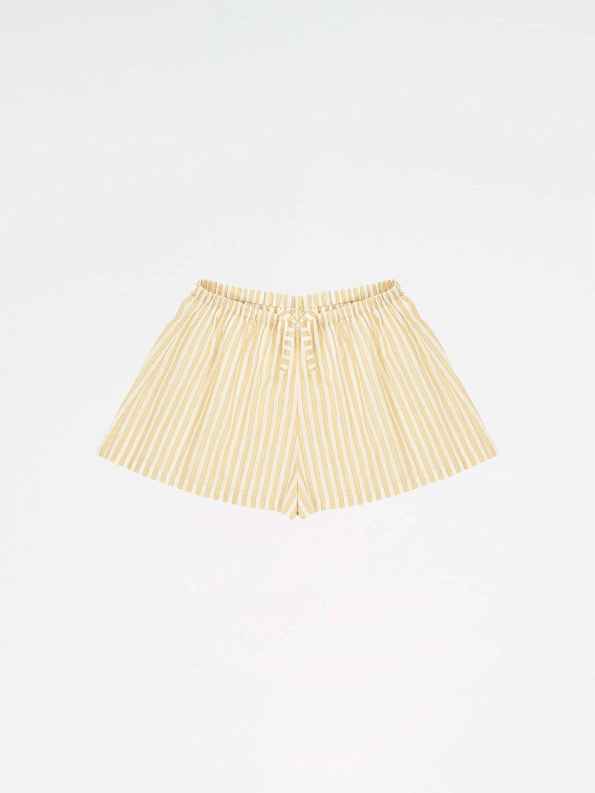 Pantaloncini Spirit a righe gialle in cotone