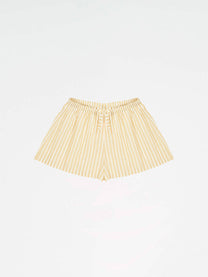 Pantaloncini Spirit a righe gialle in cotone