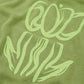 Maglione in cotone biologico con stampa tulipano