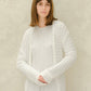 Cardigan maxi all’uncinetto in cotone