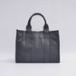 Borsa tote in pelle con tracolla