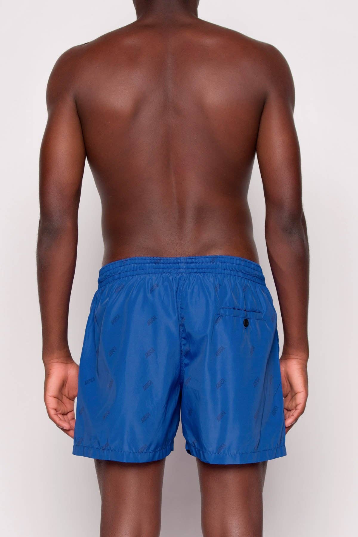 Costume da bagno uomo Monochrome blu ad asciugatura rapida