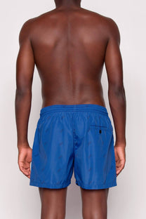 Costume da bagno uomo Monochrome blu ad asciugatura rapida