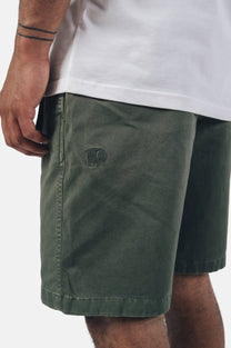 Pantaloncini da arrampicata in cotone EcoDye Menthol