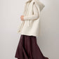 Gonna midi in ecopelle bordeaux