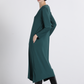 Abito midi Malha con scollo a V