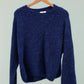 Maglione gilet Vivienne nero con bottoni laterali