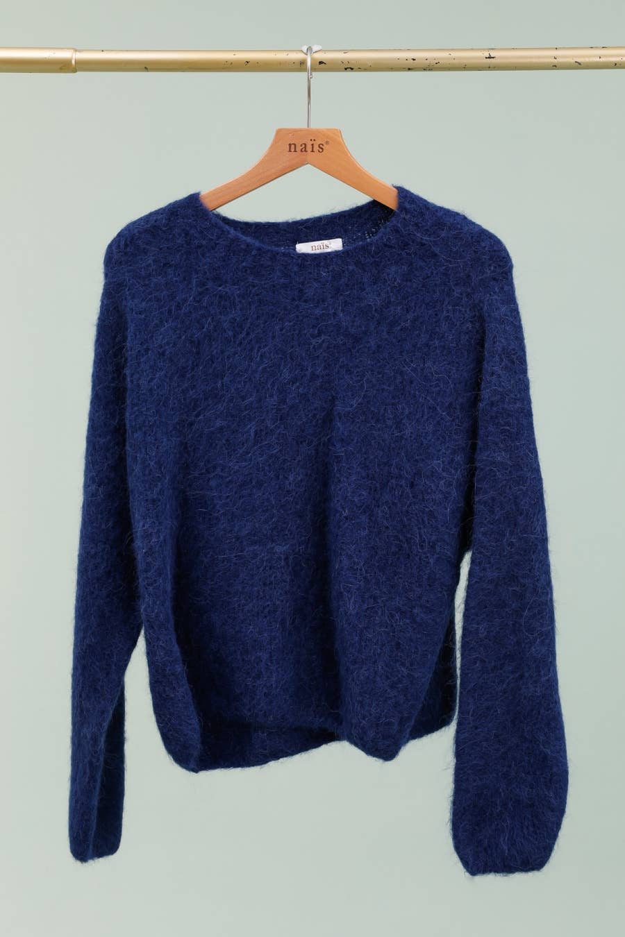Maglione gilet Vivienne nero con bottoni laterali